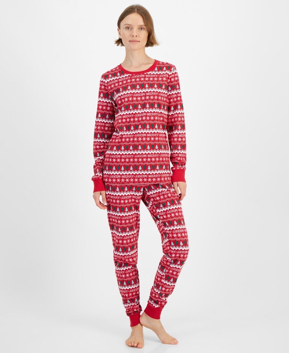 Holiday Lane Merry Mix It Cotton Matching Family Pajamas Set Multi Size L 2572